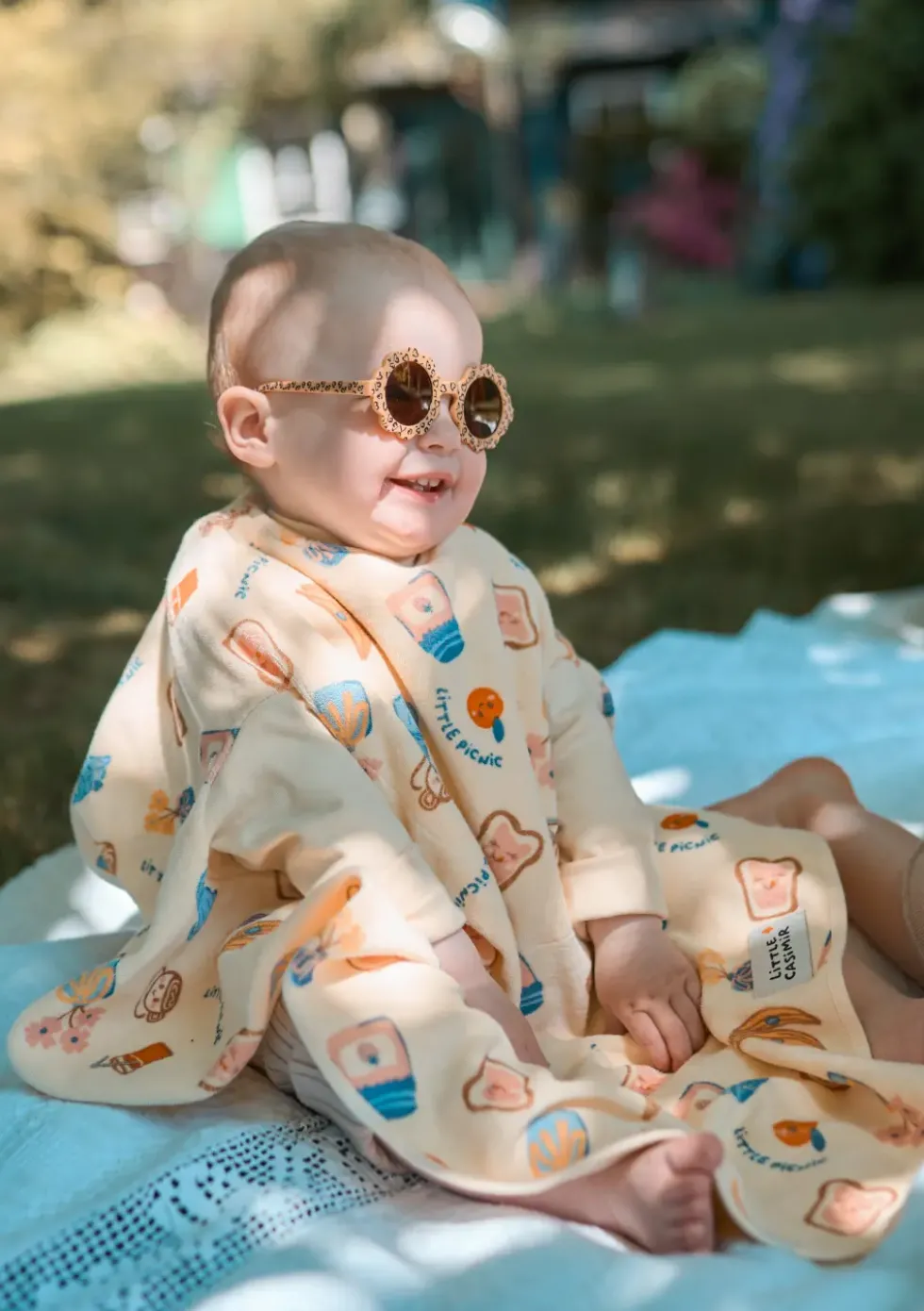 Frottee Ärmellätzchen 'Boo' Picnic Club