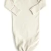 geknotetes Babykleid ivory