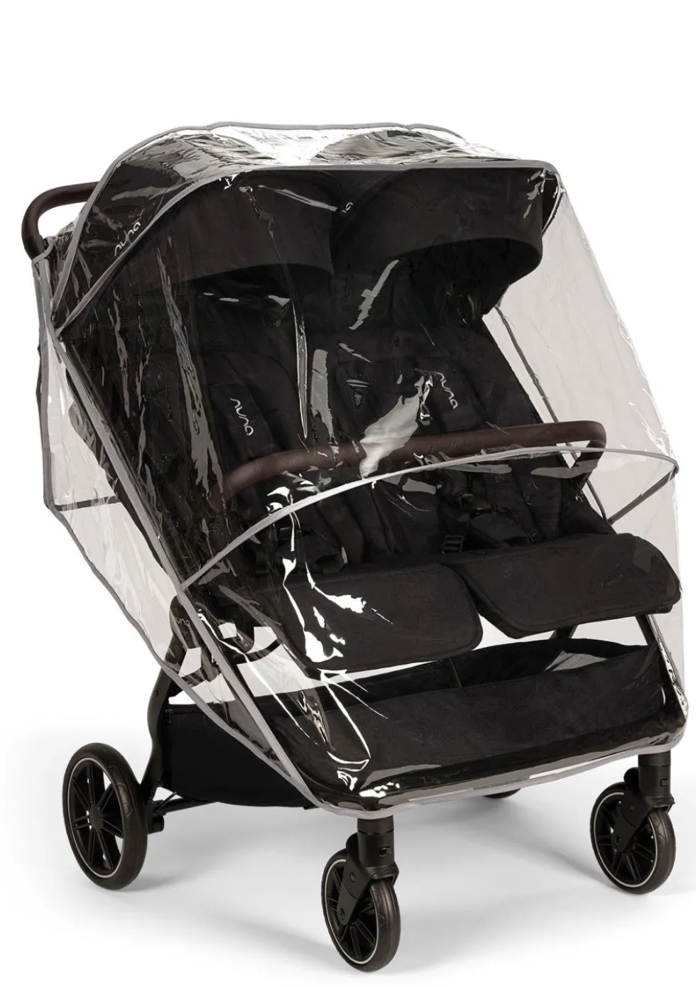 Geschwisterbuggy 'TRVL dubl' Caviar
