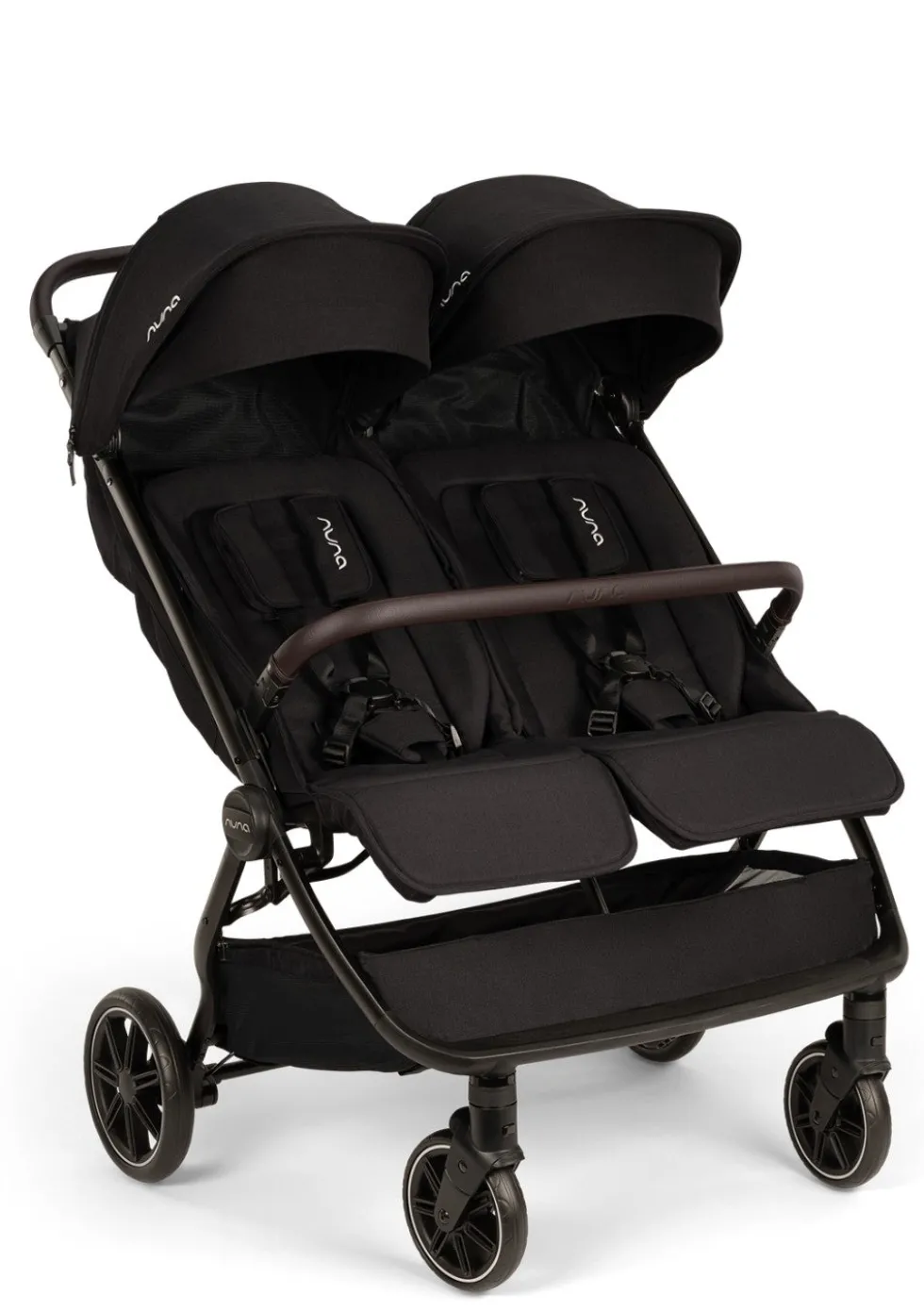 Geschwisterbuggy 'TRVL dubl' Caviar