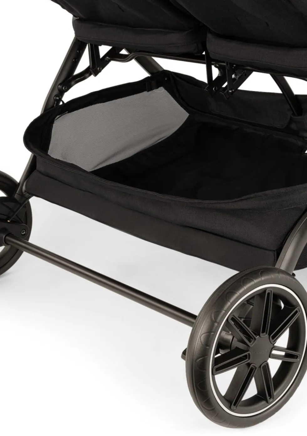 Geschwisterbuggy 'TRVL dubl' Caviar
