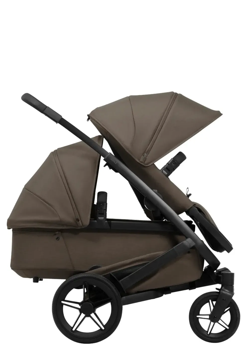 Geschwister-Kinderwagen-Set 'Geo5 Double' Hazel Brown
