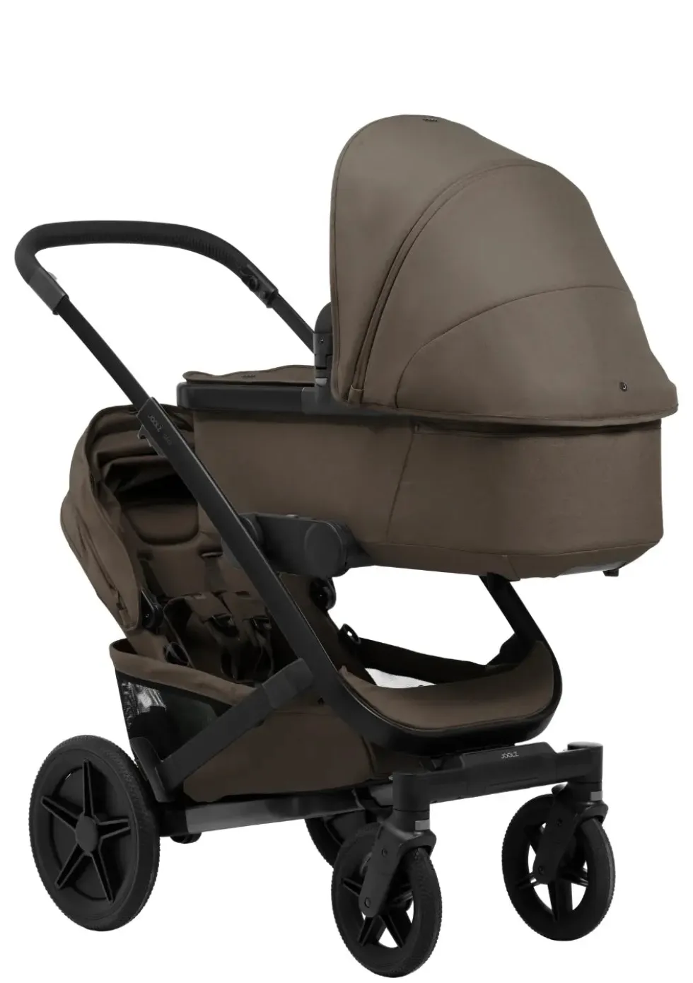 Geschwister-Kinderwagen-Set 'Geo5 Double' Hazel Brown