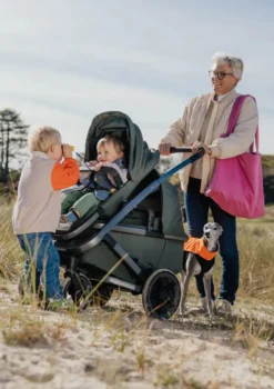 Geschwister-Kinderwagen-Set 'Geo5 Double' Hazel Brown