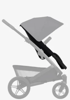 Geschwister-Sitz für Kinderwagen 'Geo3/5' Space Black