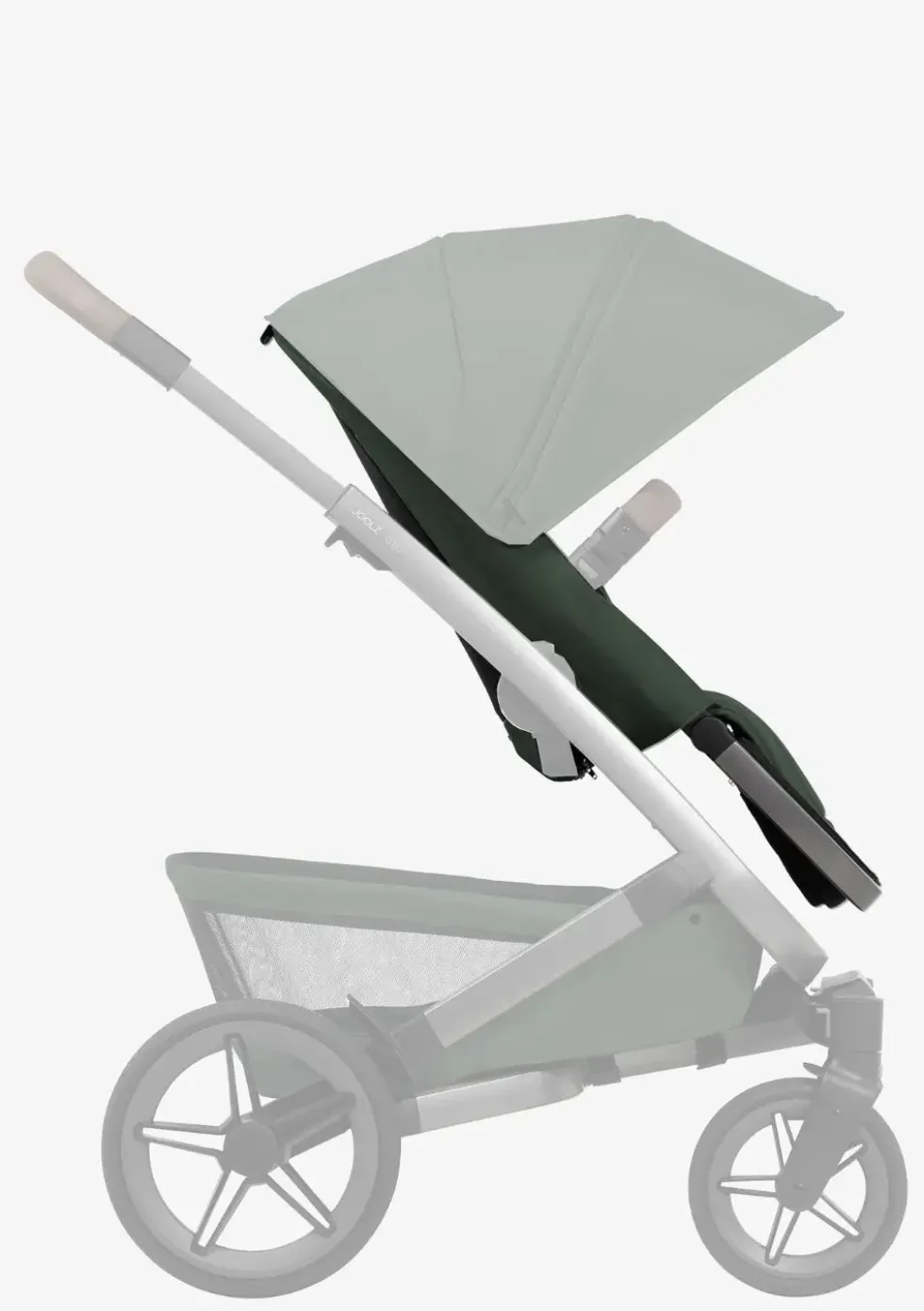 Geschwister-Sitz für Kinderwagen 'Geo3/5' Forest Green