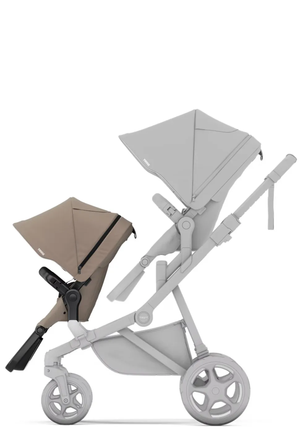 Geschwister-Sitz 'Sleek 2' Tinted Taupe