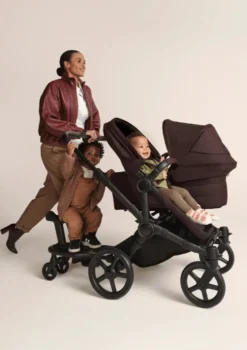 Geschwisterwagen-Set 'Donkey 6 Double' Moon Grey