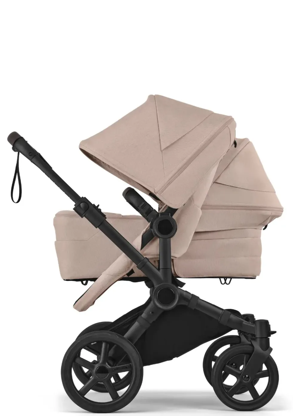 Geschwisterwagen-Set 'Donkey 6 Double' Desert Taupe Mélange