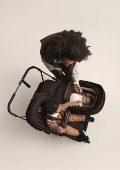 Geschwisterwagen-Set 'Donkey 6 Double' Desert Taupe Mélange