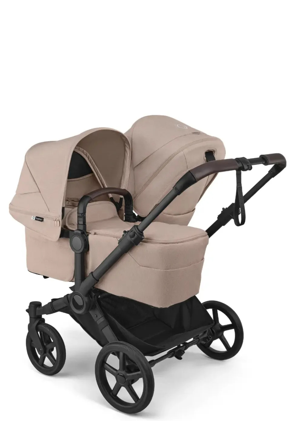 Geschwisterwagen-Set 'Donkey 6 Double' Desert Taupe Mélange