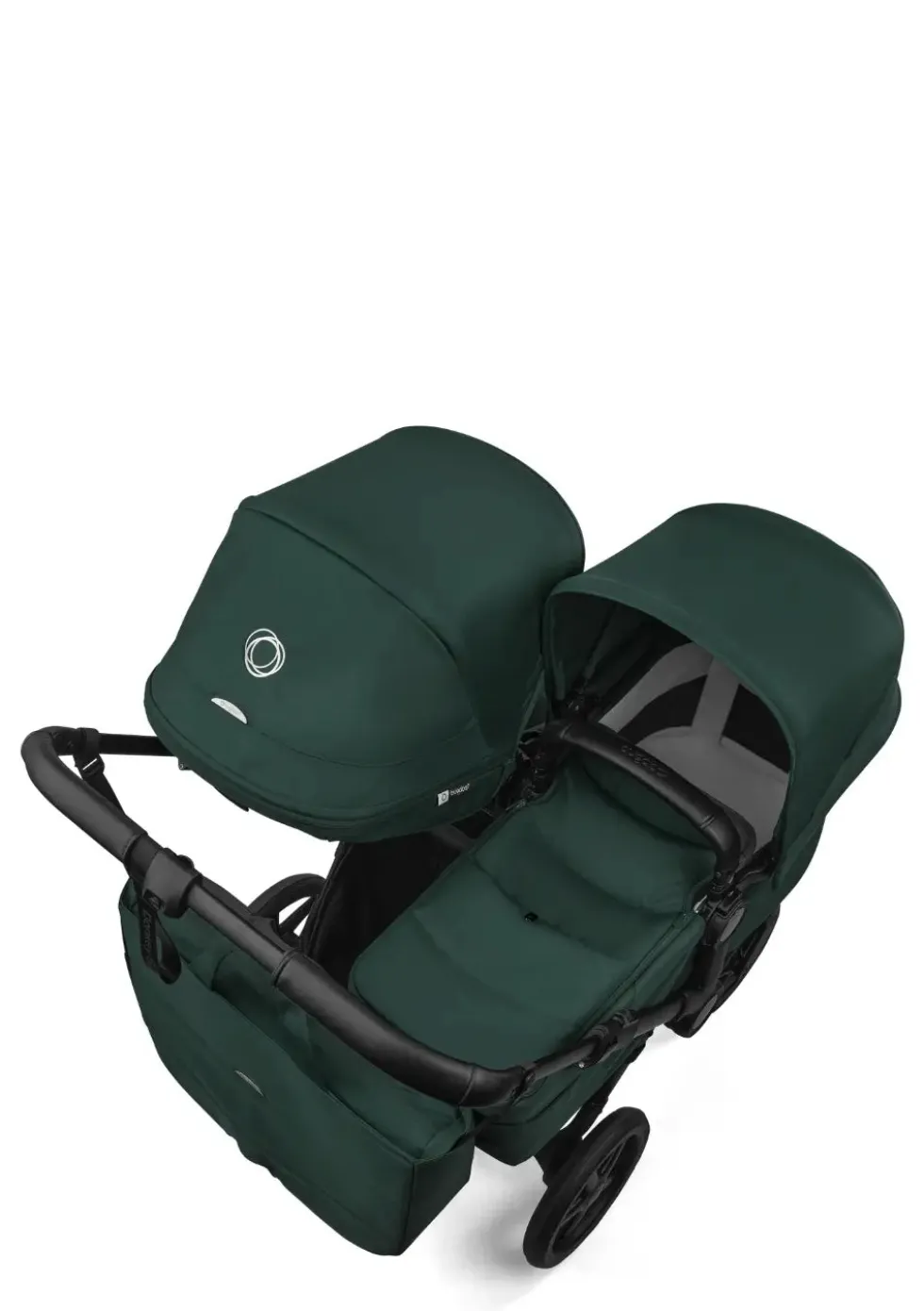 Geschwisterwagen-Set 'Donkey 6 Double' Fern Green