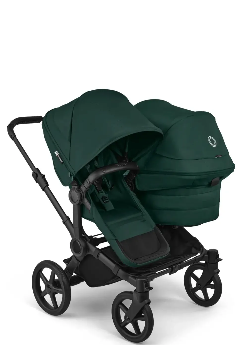 Geschwisterwagen-Set 'Donkey 6 Double' Fern Green