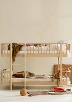 halbhohes Etagenbett 'Wood Original' Eiche 200 x 90 cm