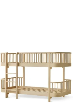 halbhohes Etagenbett 'Wood Original' Eiche 200 x 90 cm