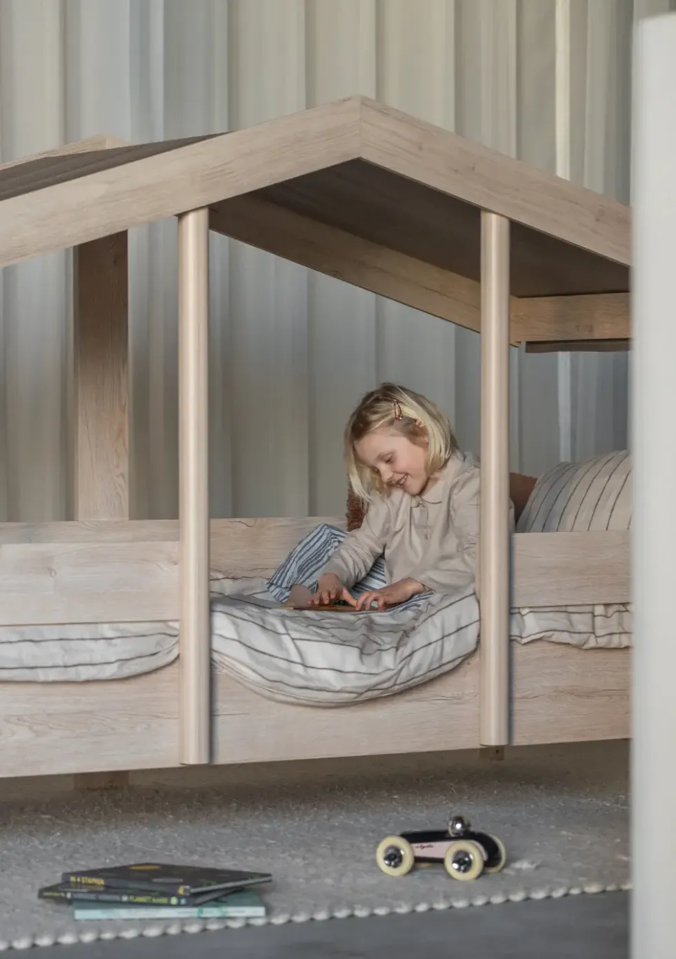 Hausbett 'Cottage' Natural Ash 200 x 90 cm