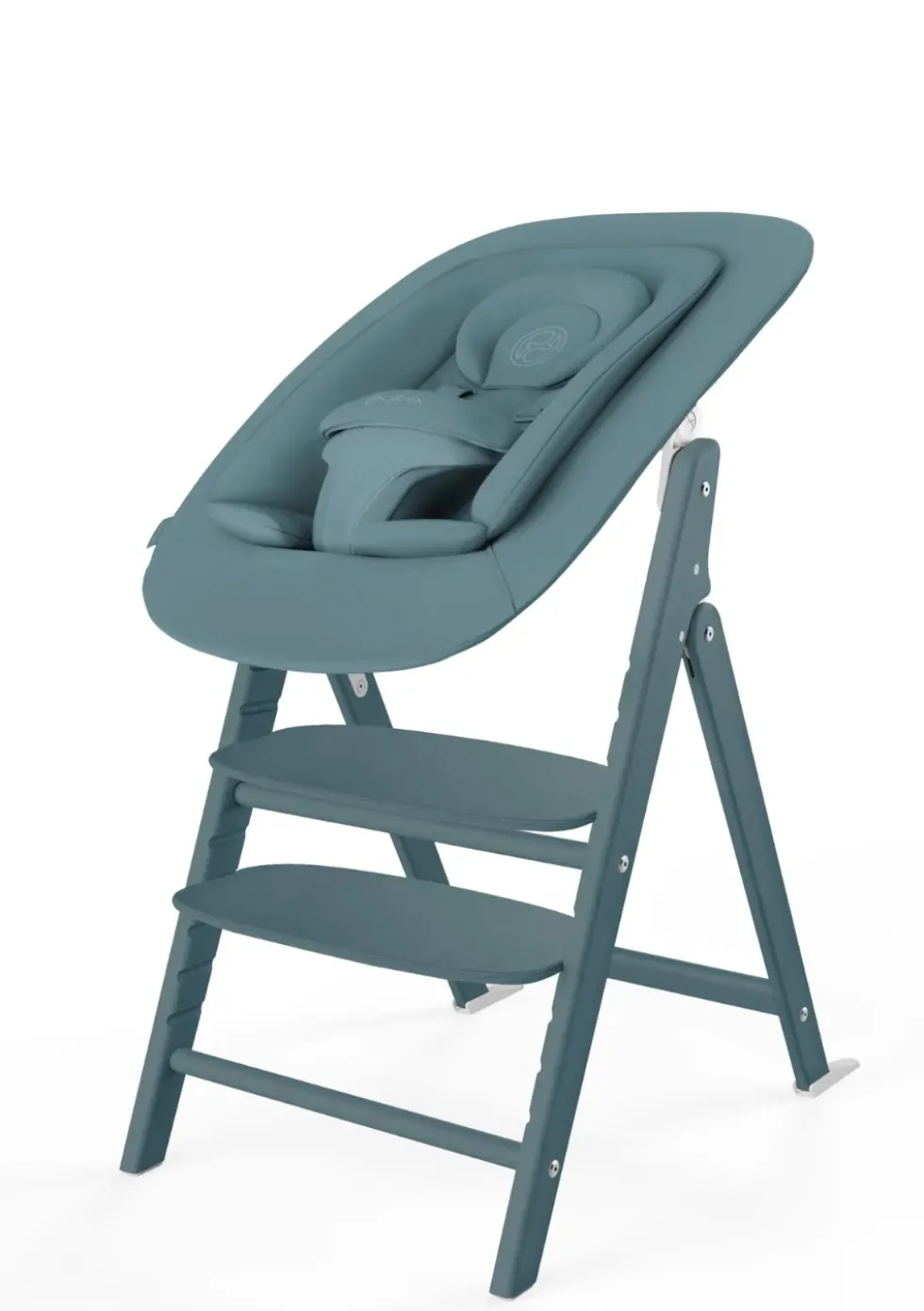 Hochstuhl 'Click & Fold' 4-in-1 Set Stone Blue