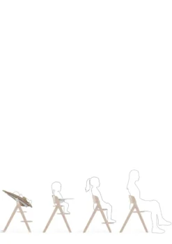 Hochstuhl 'Click & Fold' 4-in-1 Set All White