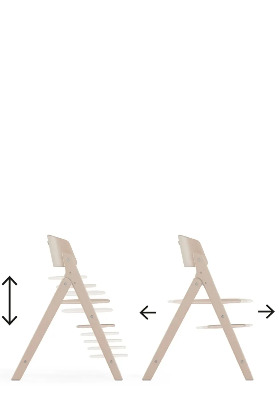 Hochstuhl 'Click & Fold' 3-in-1 Set All Natural
