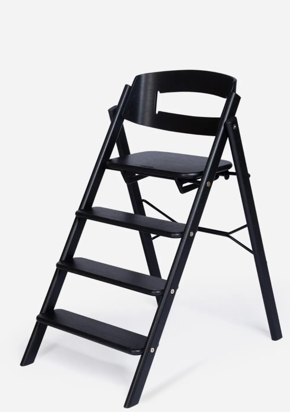 Hochstuhl 'Klapp' Eiche Schwarz