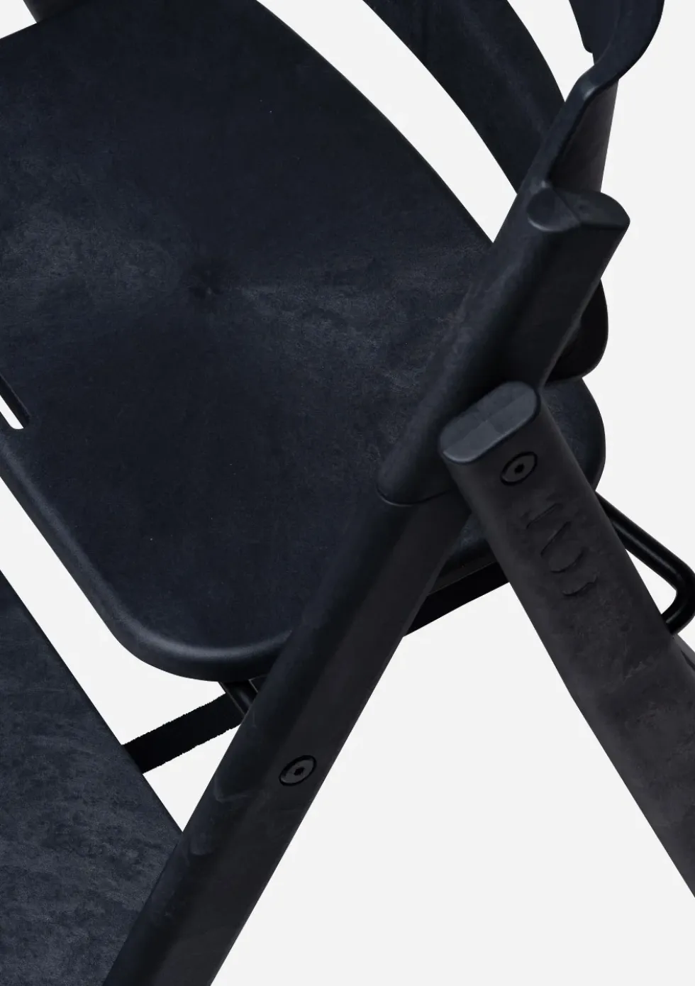 Hochstuhl 'Klapp' Recycelter Kunststoff Charcoal Black