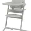 Hochstuhl 'Lemo' 3-in-1 Set Suede Grey / Mid Grey