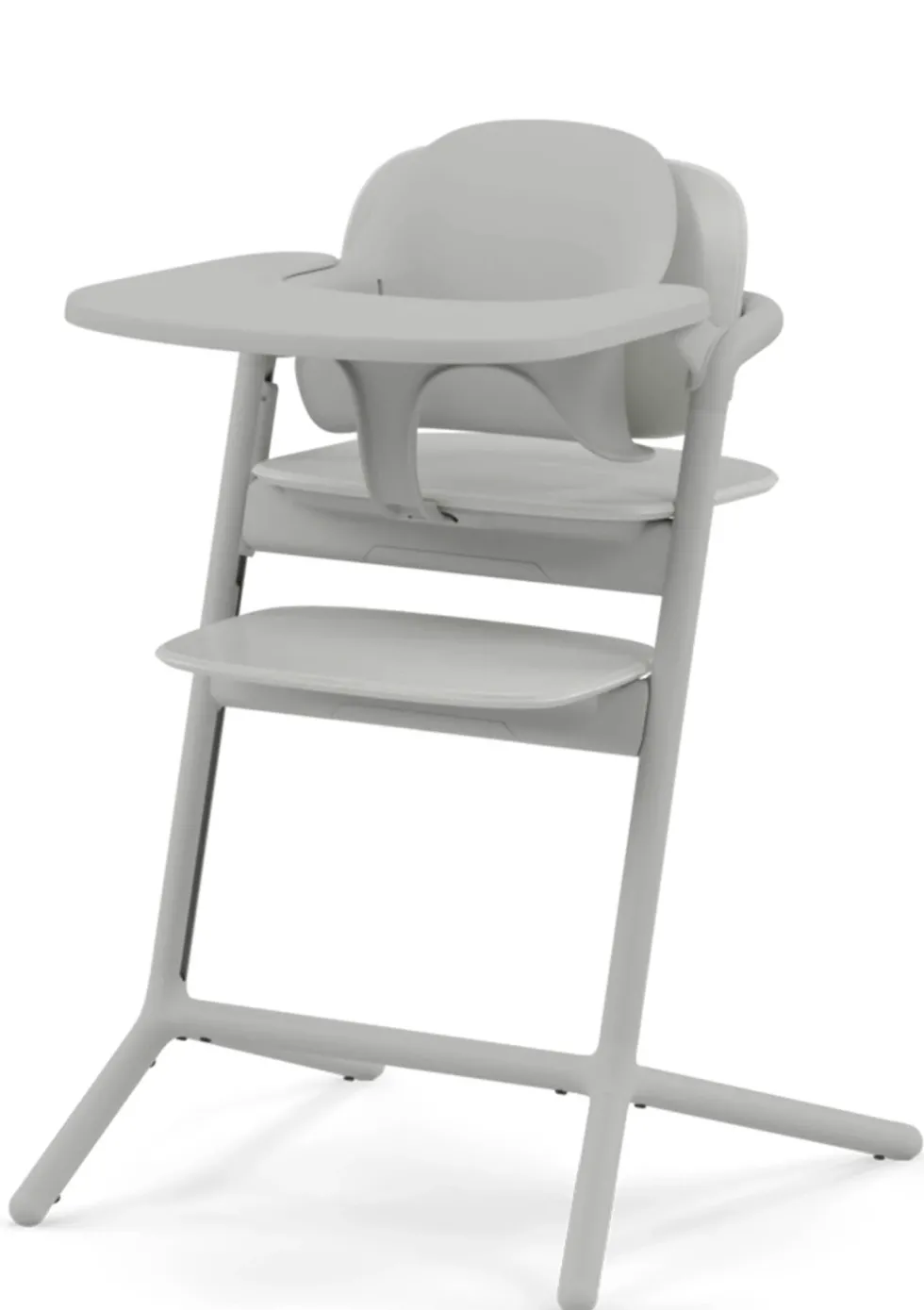 Hochstuhl 'Lemo' 3-in-1 Set Suede Grey / Mid Grey