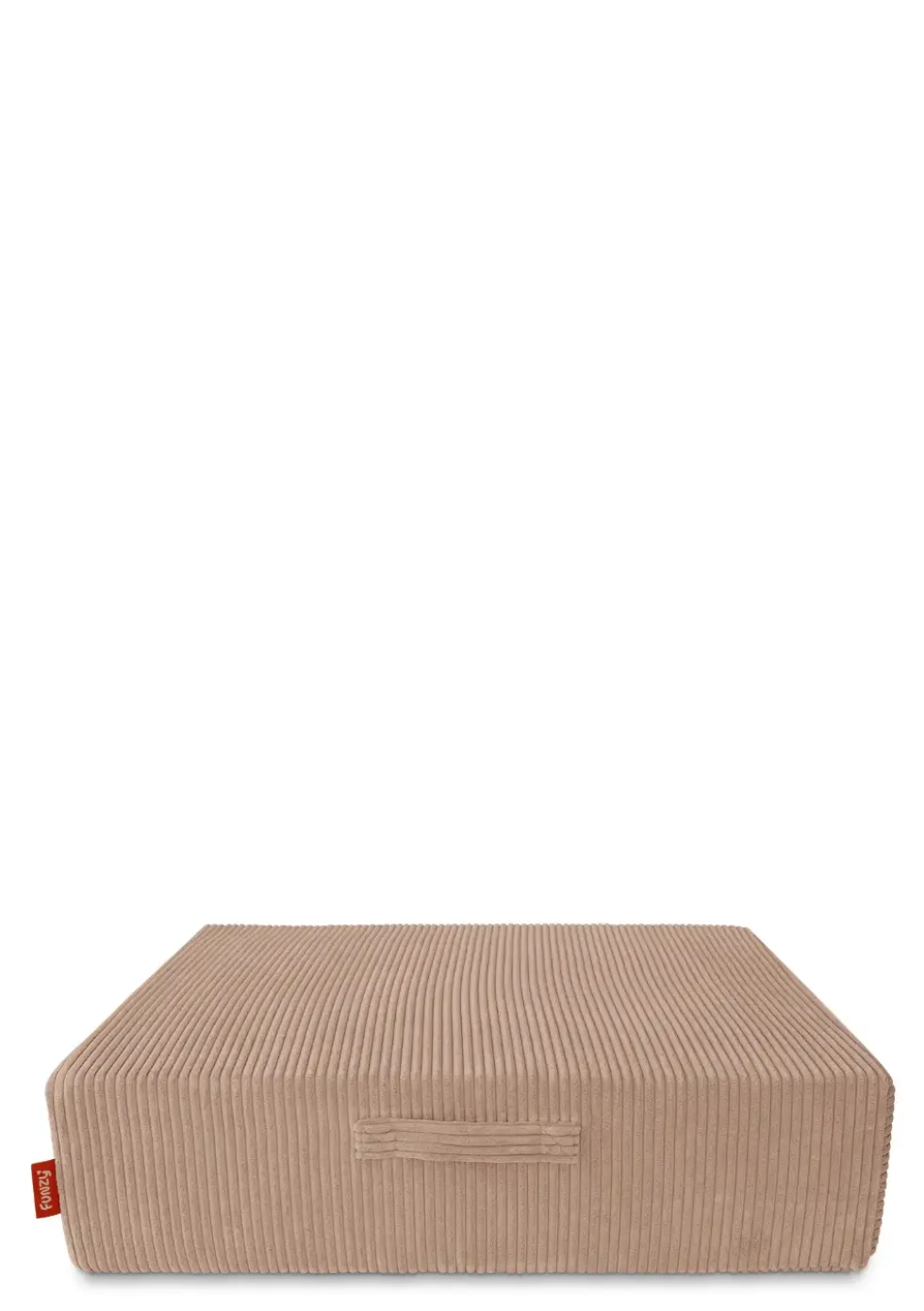 Hüpfpolster Cord Karamell Beige