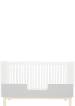 2-in-1 Babybett Bank 'Mood' Weiß 140 x 70 cm