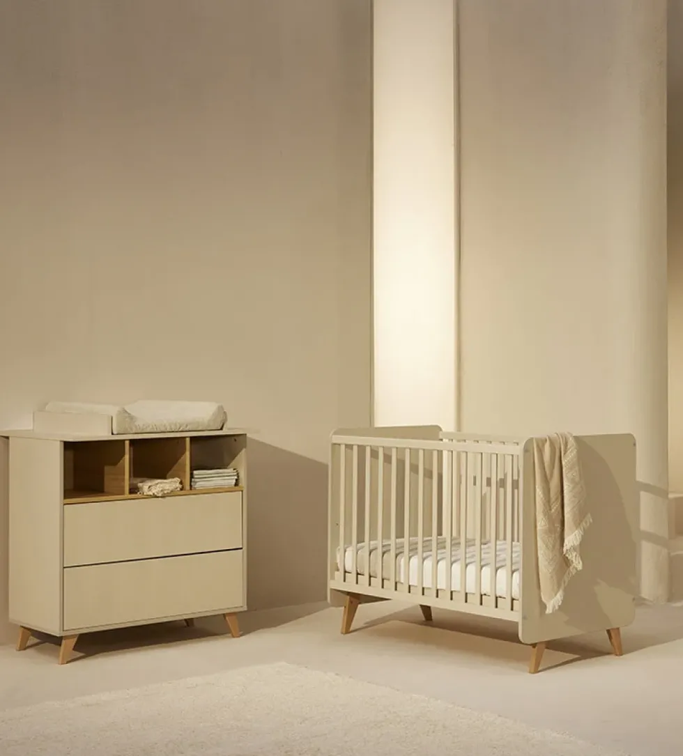 2-in-1 Bett 'Loft' Clay 140 x 70 cm