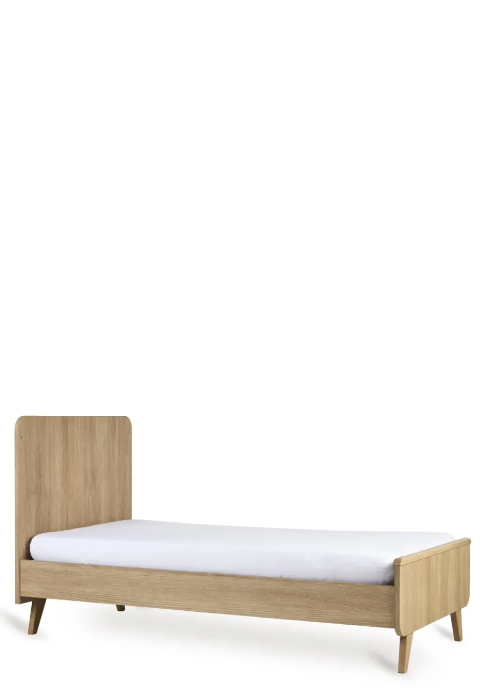 2-in-1 Bett 'Loft' Honey Ash 140 x 70 cm