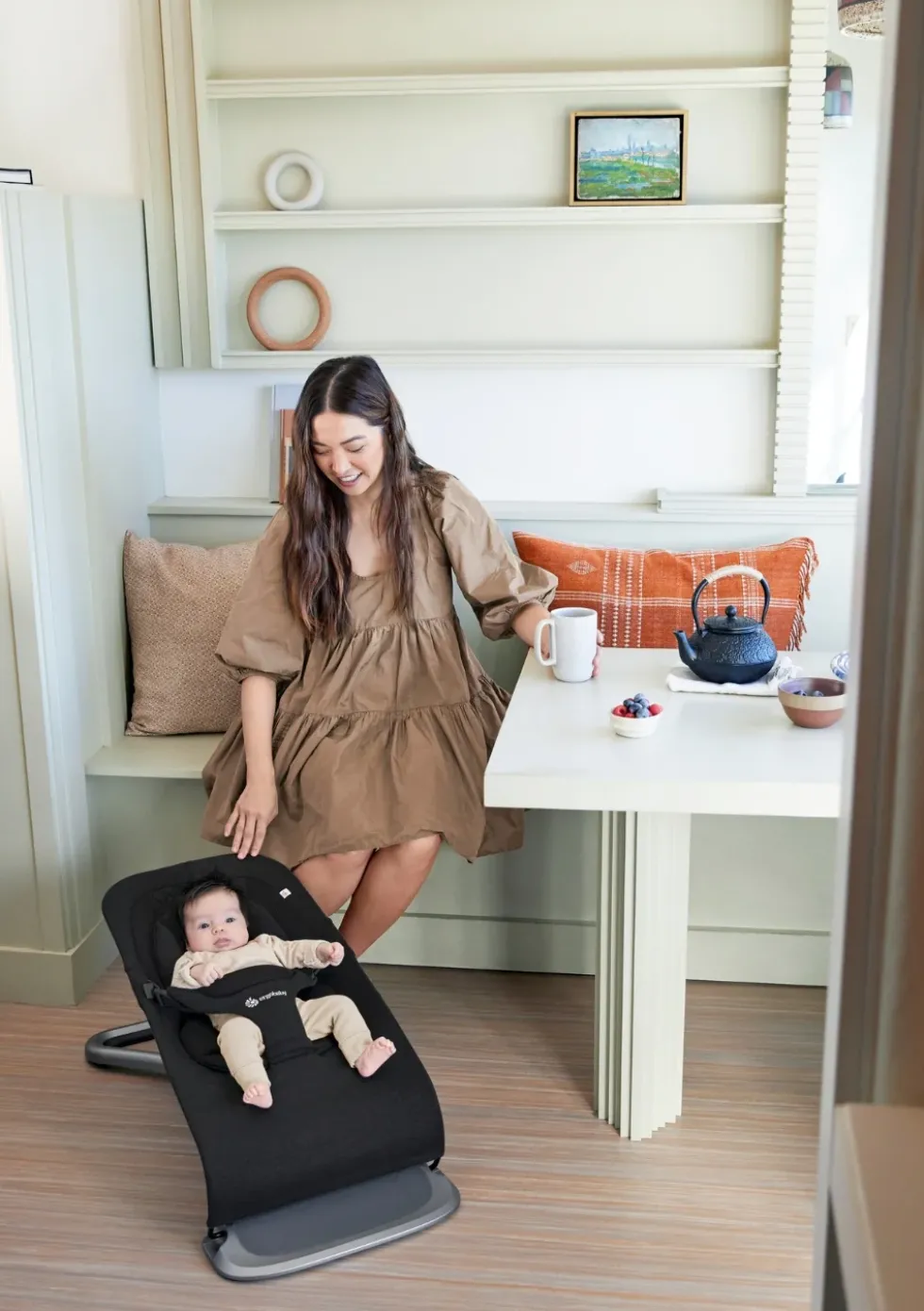 3-in-1 Babywippe 'Evolve' Knit Onyx Black