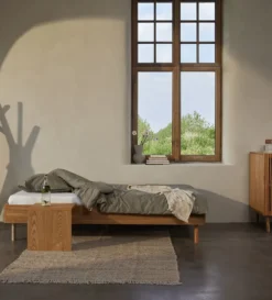 Jugendbett 'Hai No Ki' Natural Ash 200 x 90 cm