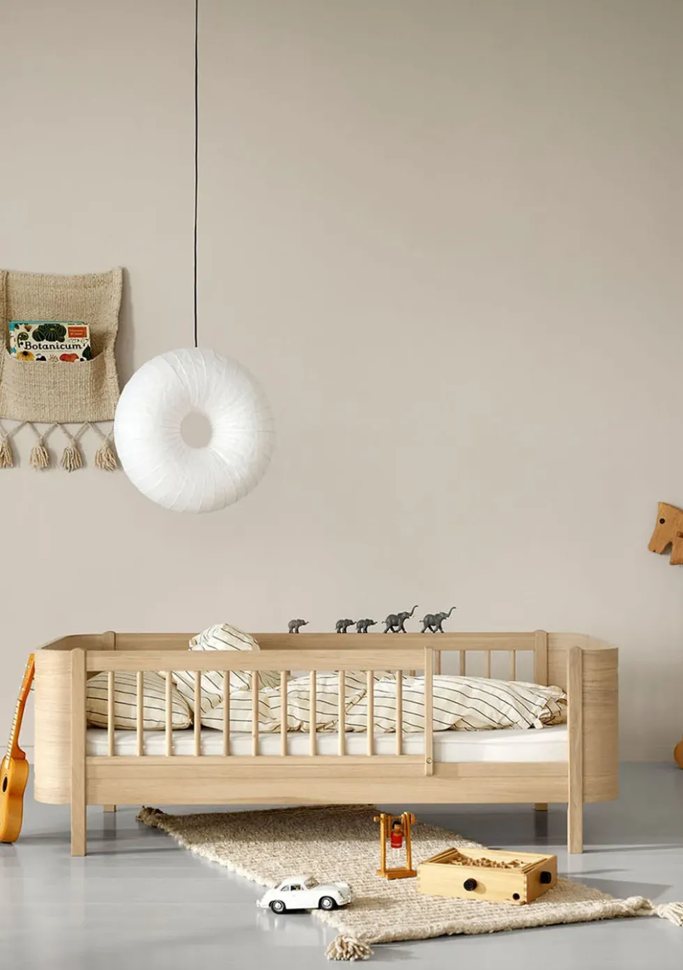 Juniorbett 'Wood Mini+' Eiche 162 x 68 cm