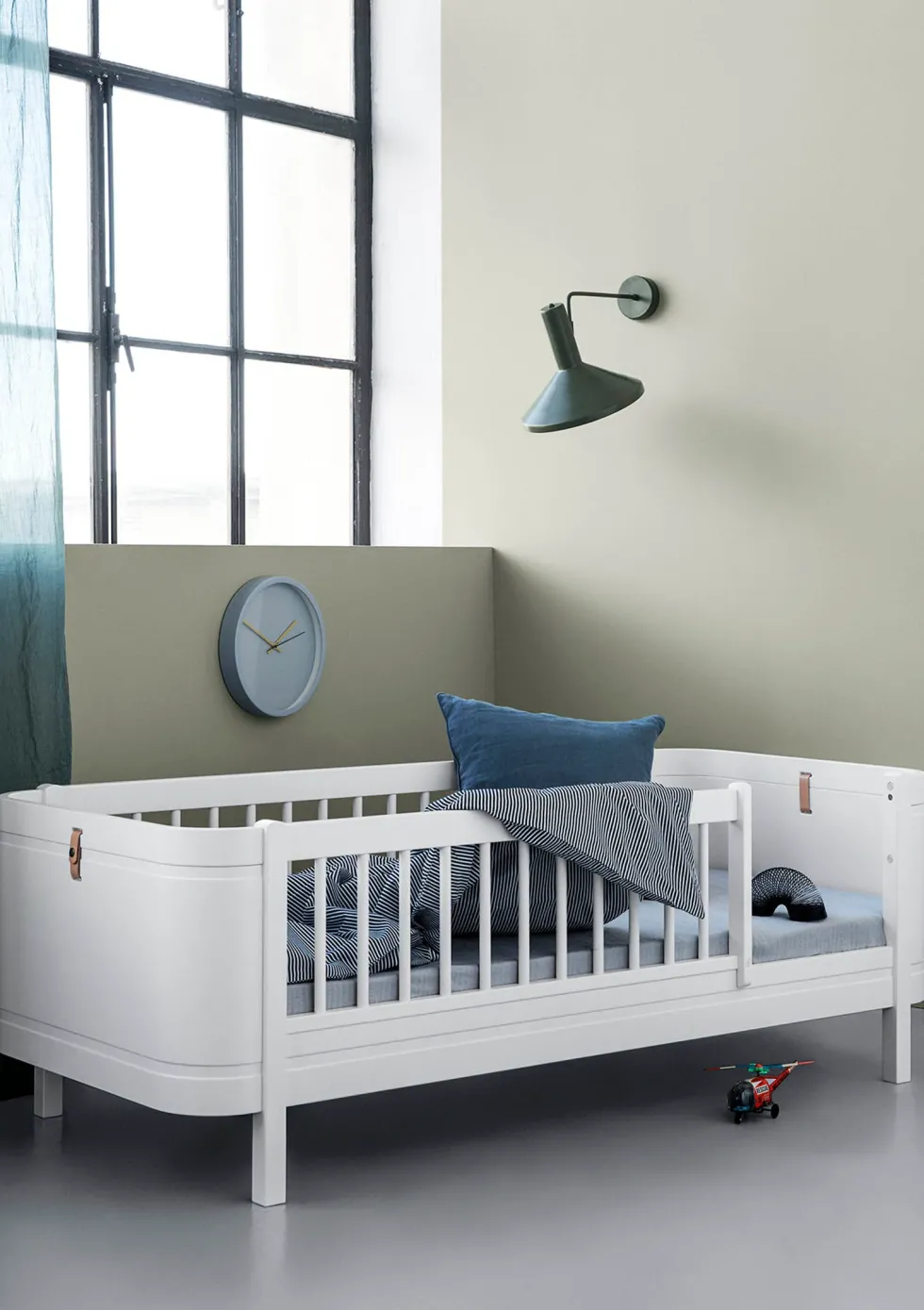 Juniorbett 'Wood Mini+' weiß 162 x 68 cm