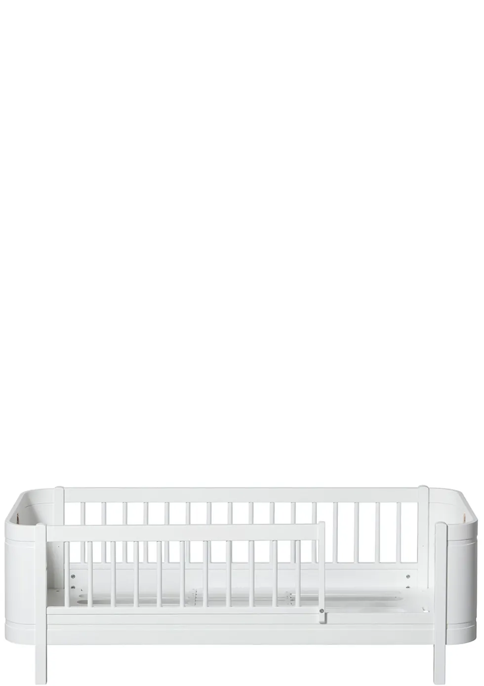 Juniorbett 'Wood Mini+' weiß 162 x 68 cm