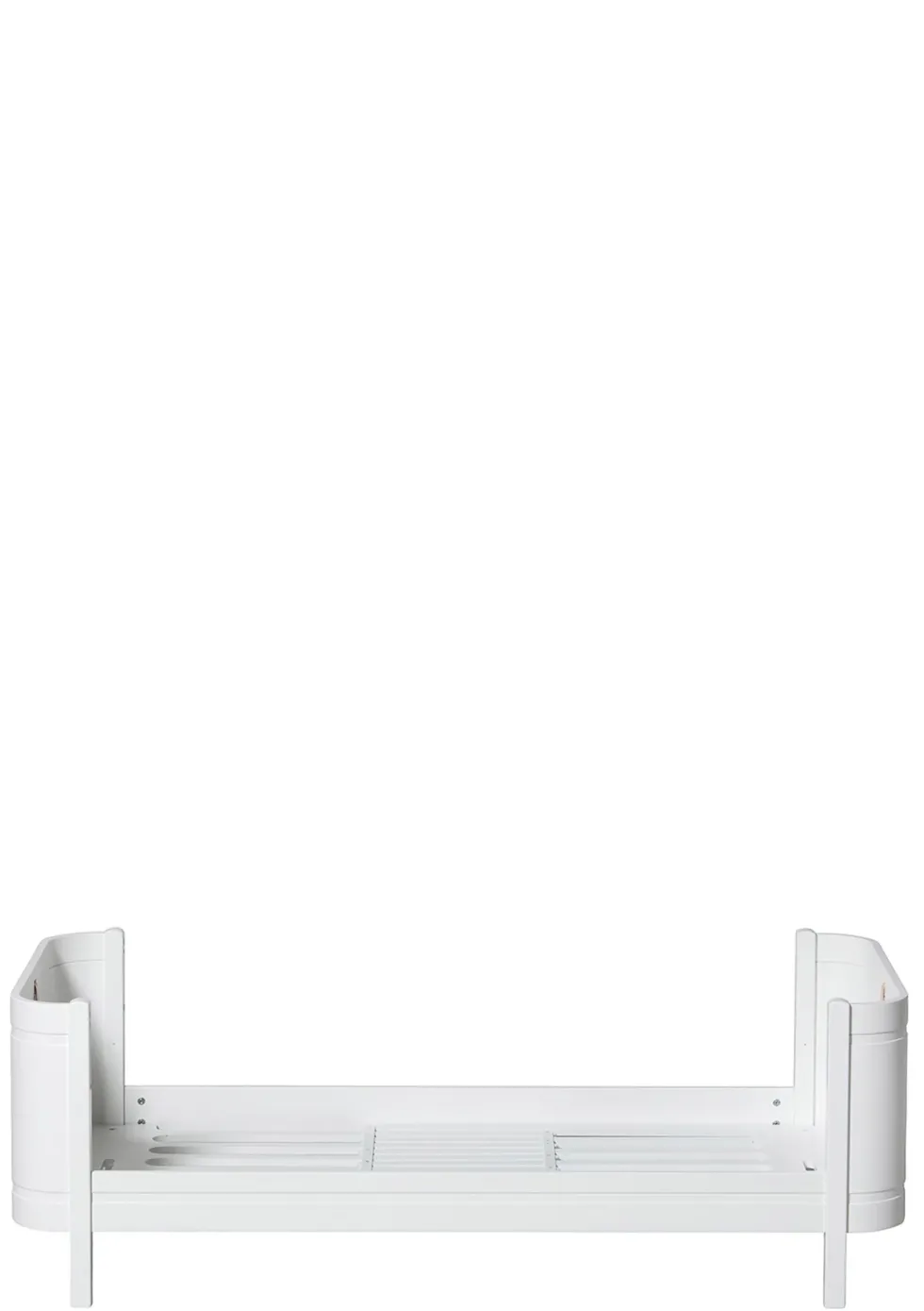 Juniorbett 'Wood Mini+' weiß 162 x 68 cm