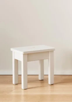 Kinderhocker rosa handbemalt