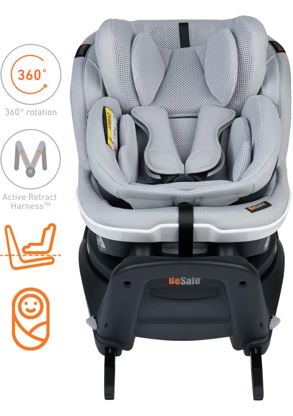 Kindersitz 'iZi Turn B i-Size' Peak Mesh