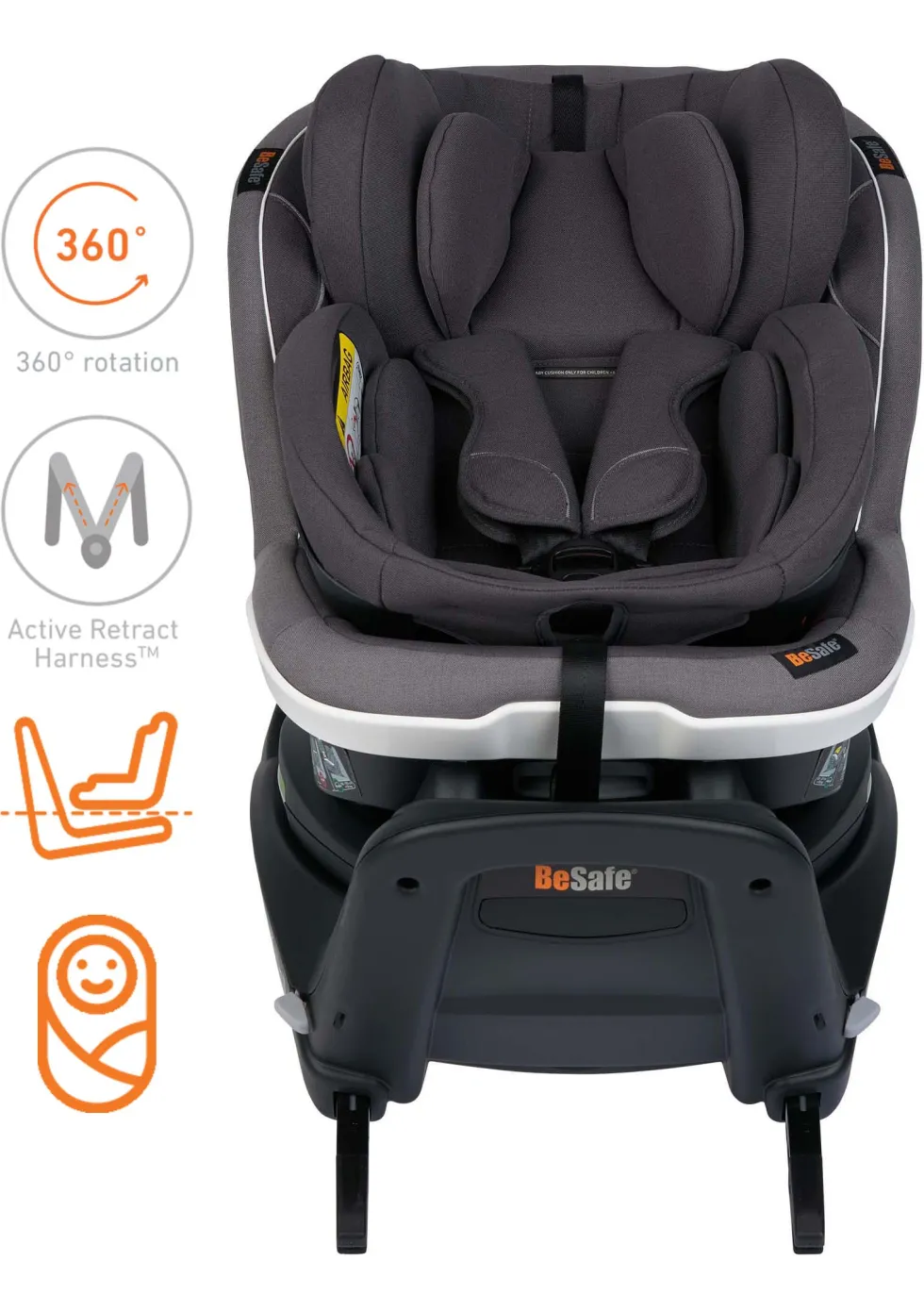 Kindersitz 'iZi Turn B i-Size' Metallic Mélange