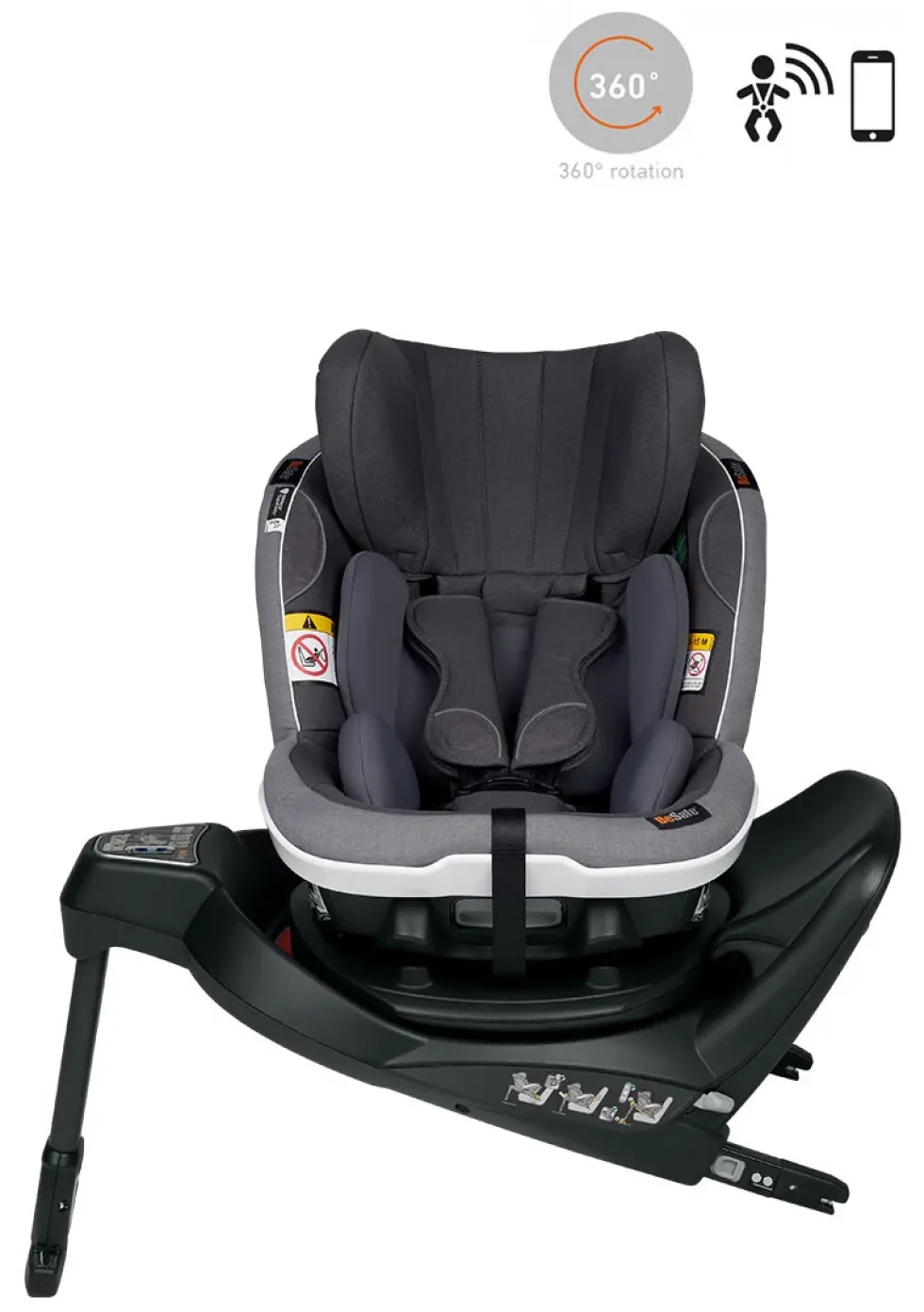 Kindersitz 'iZi Turn M i-Size' Metallic Mélange