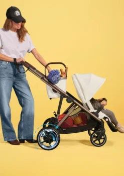 Kinderwagen 'e-Gazelle S' Taupe / Seashell Beige