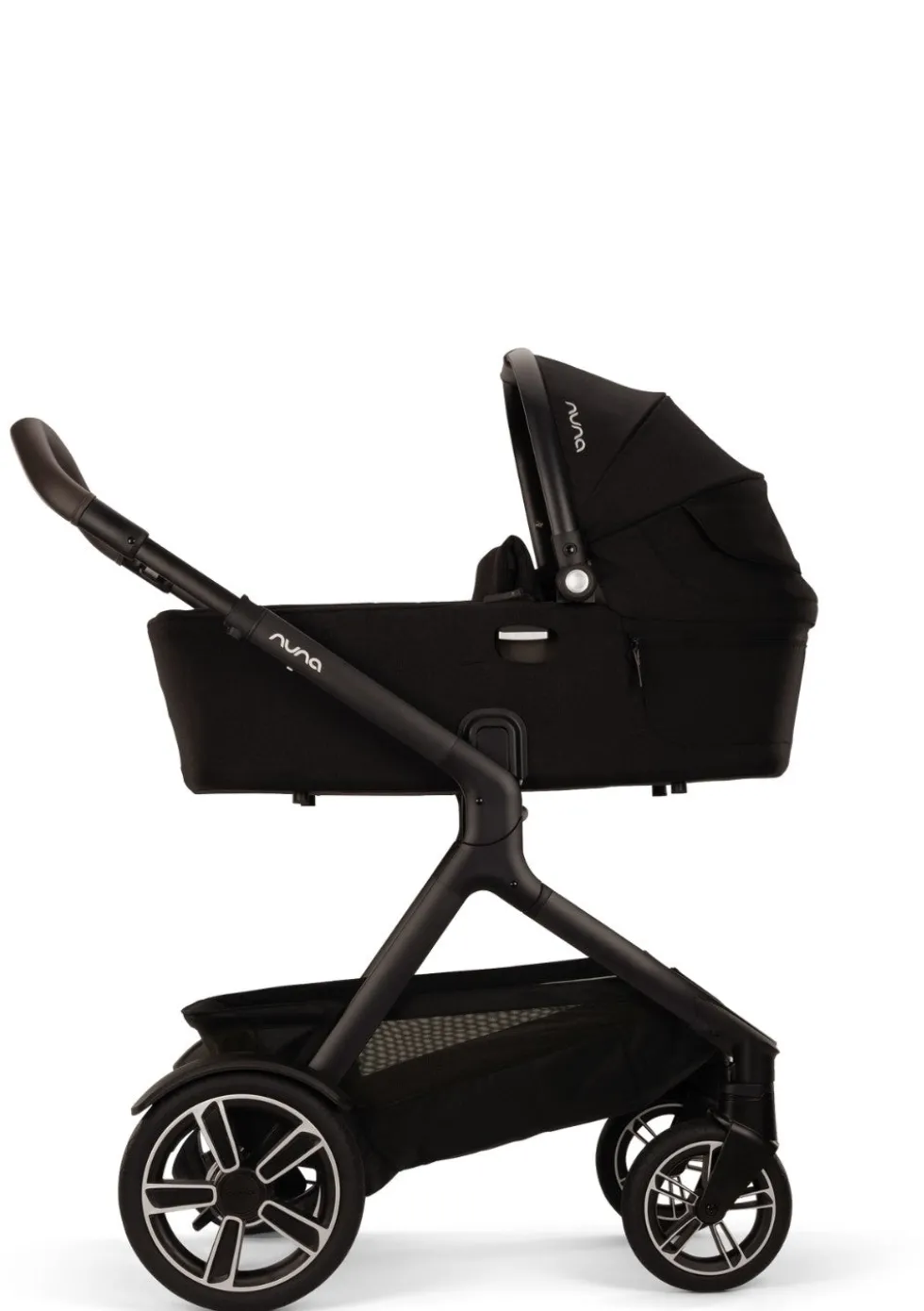 Kinderwagen-Set 'DEMI next' (inkl. Rider Board) Caviar