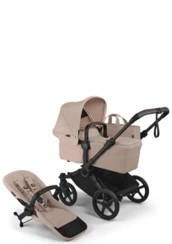 Kinderwagen-Set 'Donkey 6 Single' Desert Taupe Mélange