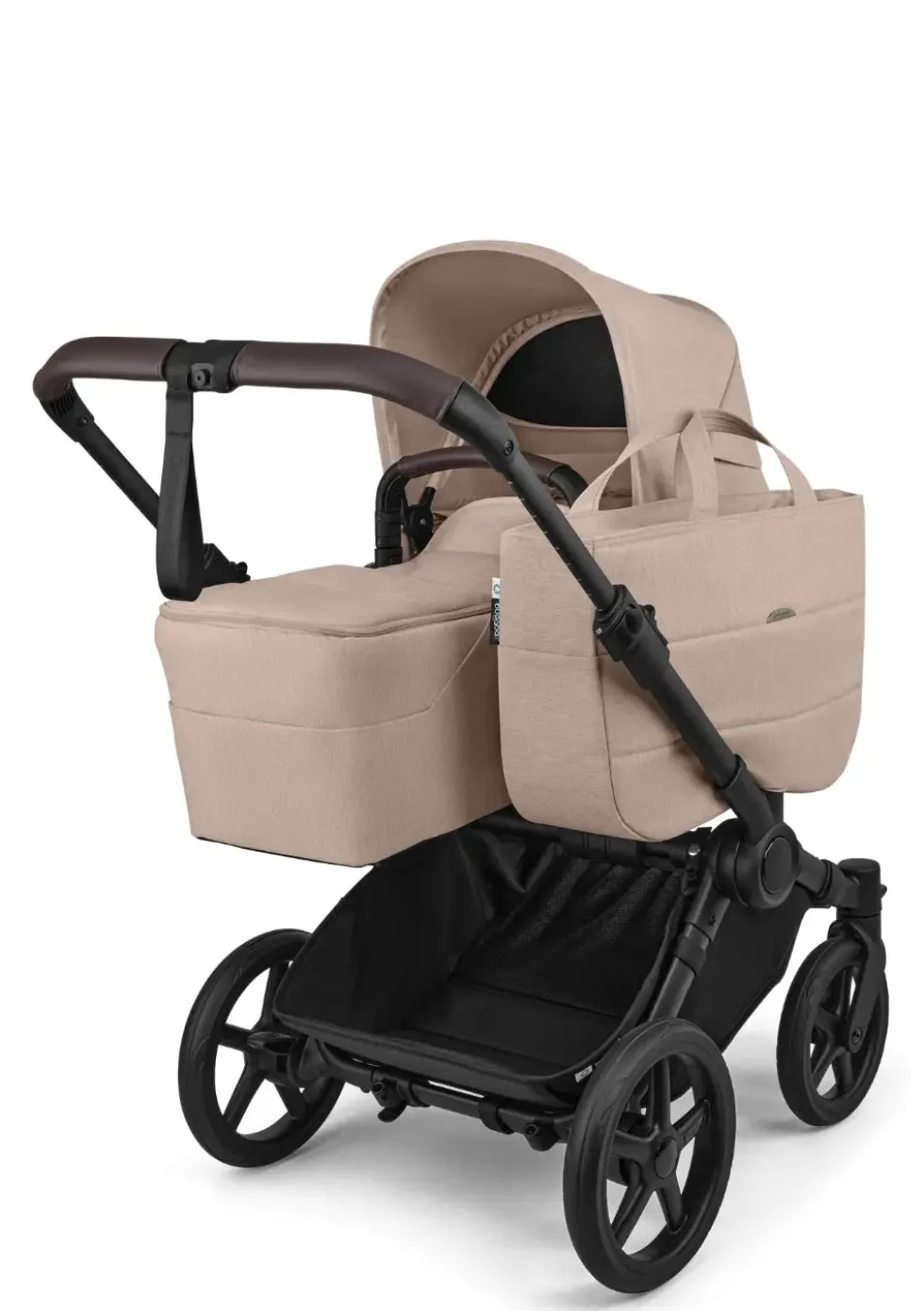 Kinderwagen-Set 'Donkey 6 Single' Desert Taupe Mélange