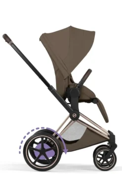 Kinderwagen-Set 'e-Priam Style' Coconut Brown