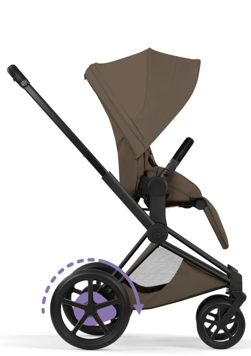Kinderwagen-Set 'e-Priam Style' Coconut Brown