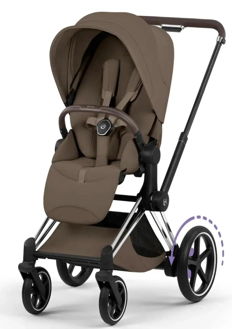 Kinderwagen-Set 'e-Priam Style' Coconut Brown