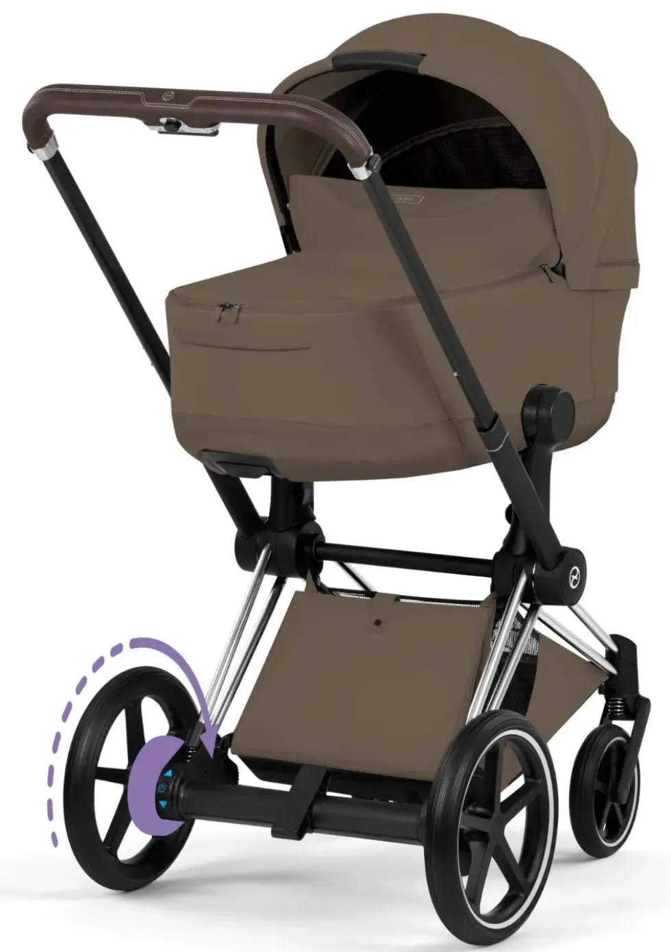 Kinderwagen-Set 'e-Priam Style' Coconut Brown