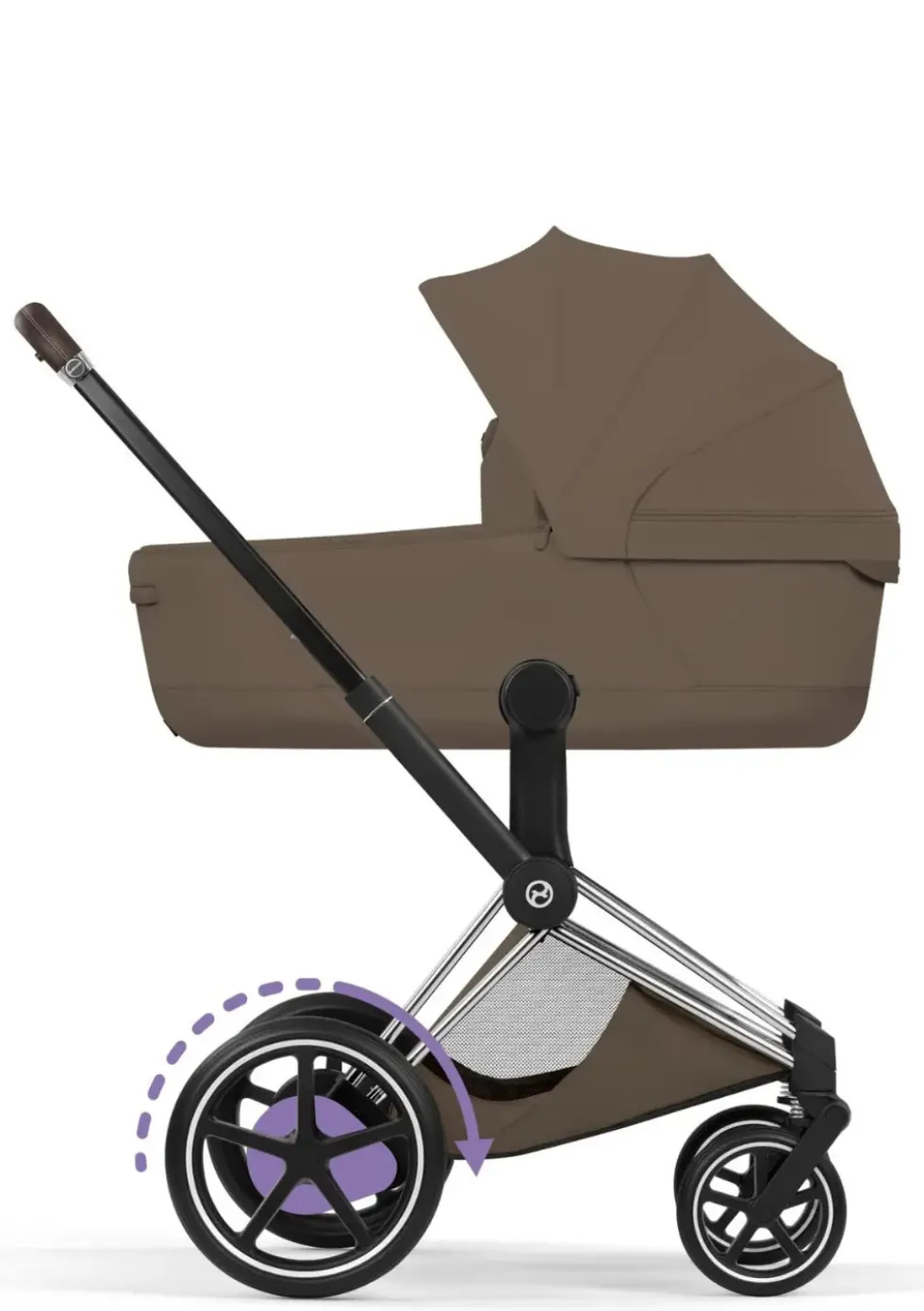Kinderwagen-Set 'e-Priam Style' Coconut Brown
